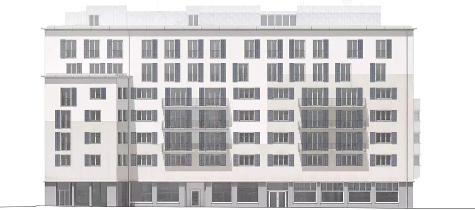 Fassade zur Ohmstrasse