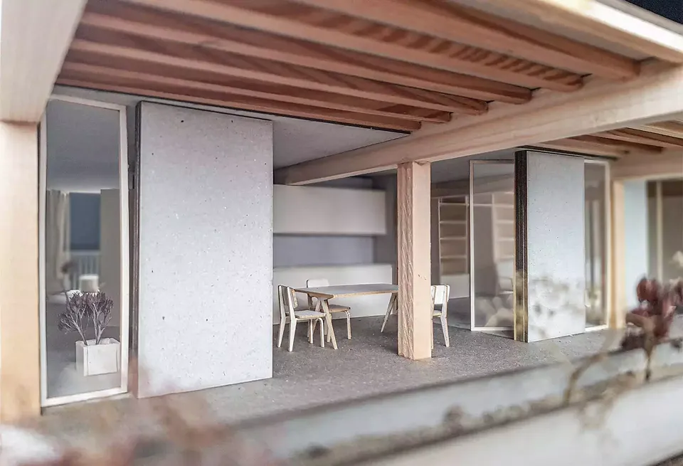 Wohnungsmodell Eingangsnische