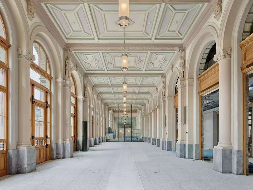 Wandelhalle Fertigstellung