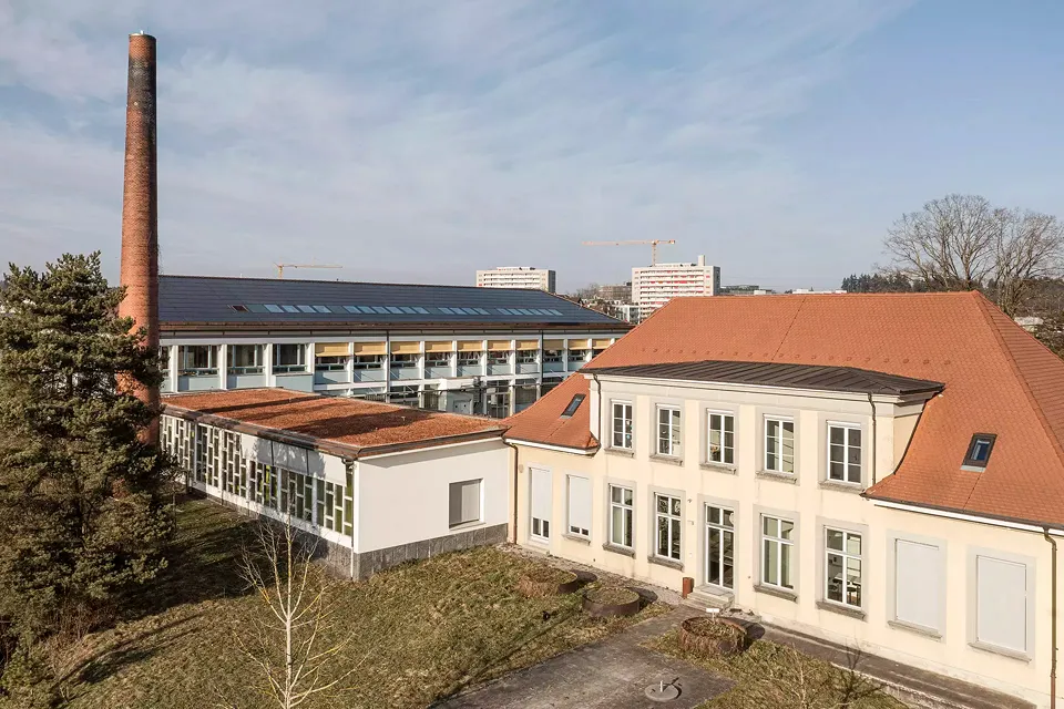 Betriebsgebäude, Kesselhaus und Werkstattgebäude