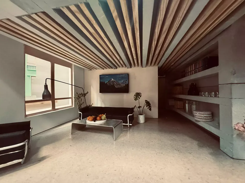 Modèle d'intérieur 1:20 (Aleksandar Bacinski, MSc Thesis)