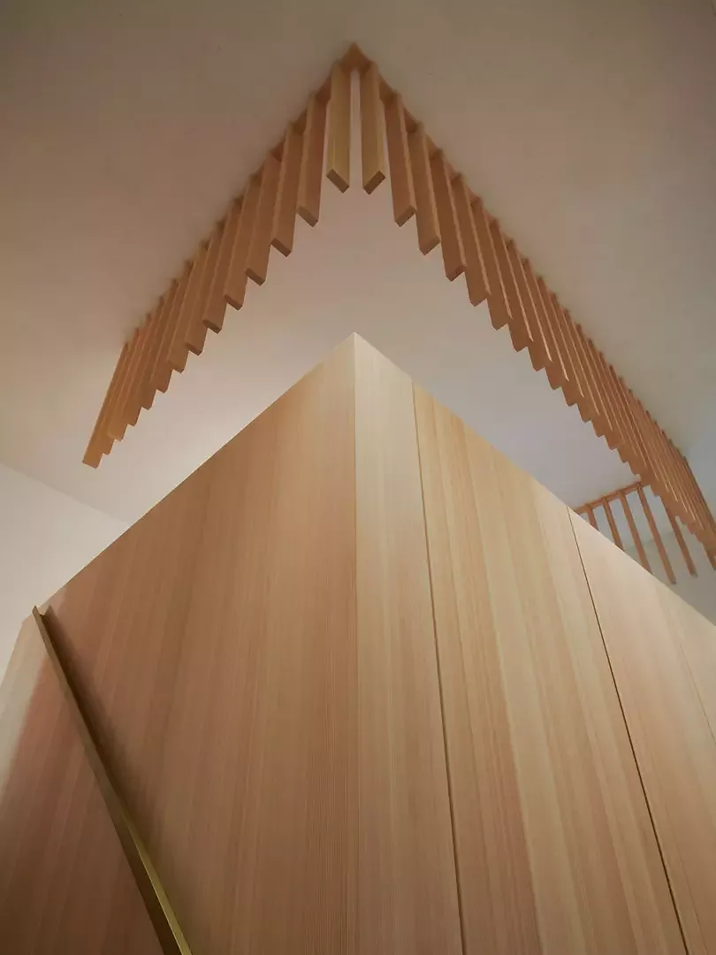 Detail Ecke Maisonette und Lamellen