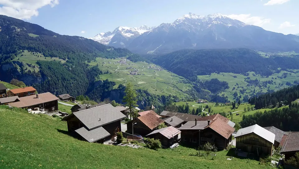 Untermutten Landschaft