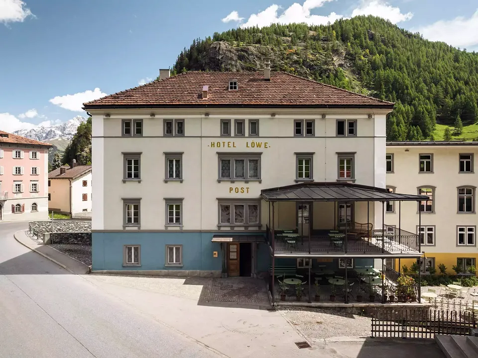Post Hotel Löwe Mulegns | Aussen Sommer