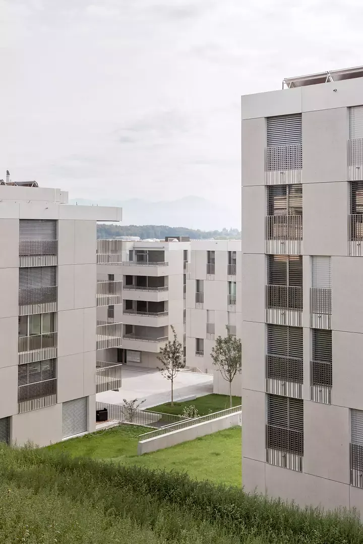 Quartier de logements en Jonchets, Bussigny