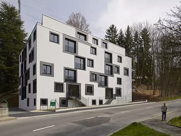 Südfassade zum chemin de Boissonnet