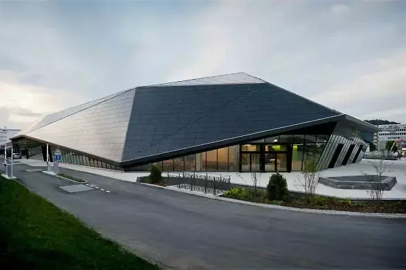 Umwelt Arena Perspektive Zufahrt