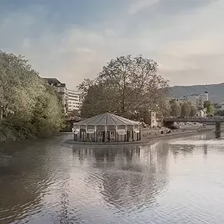 Sihlpromenade bei der Kulturinsel