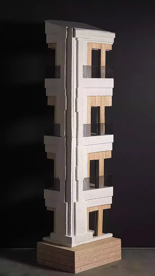 Modèle de façade 1:20 (Christian Schlag, thèse de BSc)