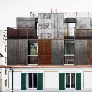 Surélévation d'un immeuble municipal