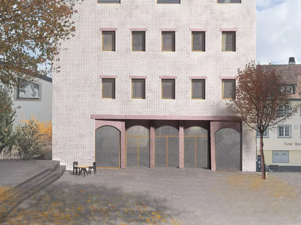 Fassadenansicht vom Kirchplatz