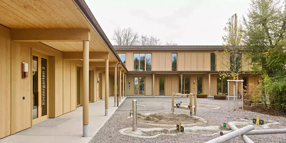 Aussenspielfläche Kindergarten