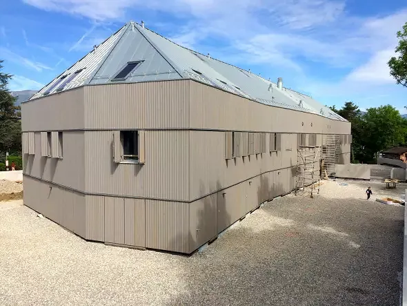 Ansicht Südostfassade, in Richtung chemin des Vernaz