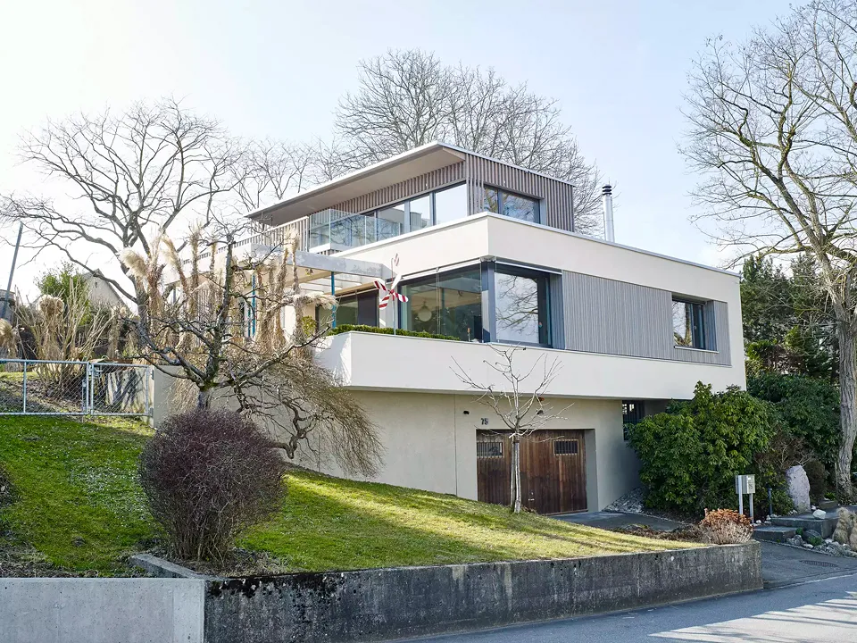 Nach Umbau: Nord - Ost Fassade