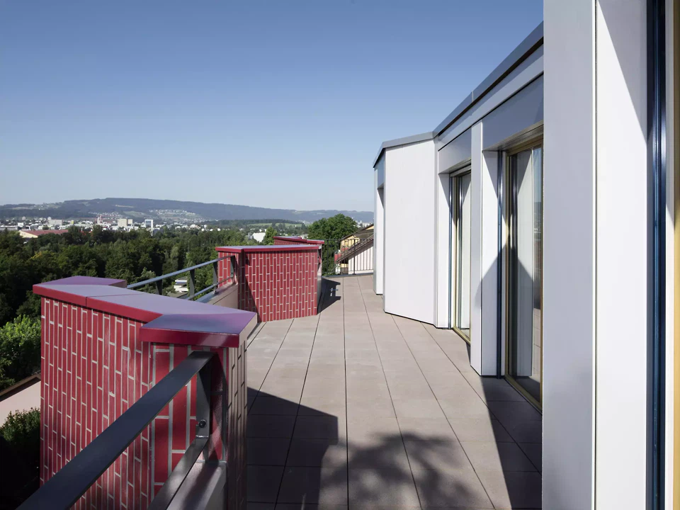 Terrasse sur le toit