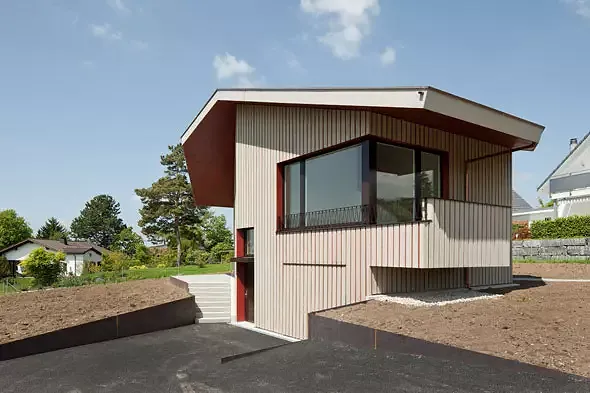 Das Haus dreht sich zur unverbaubaren Aussicht