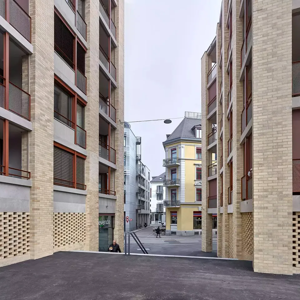 Passage vers le quartier