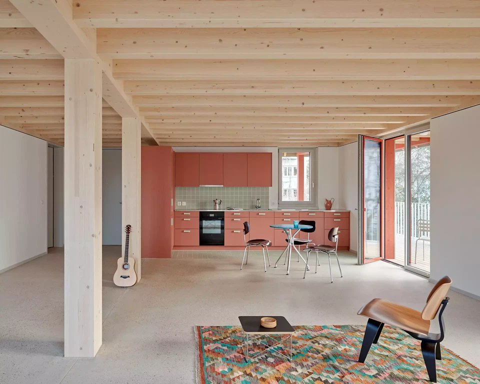 Cuisine-séjour côté sud