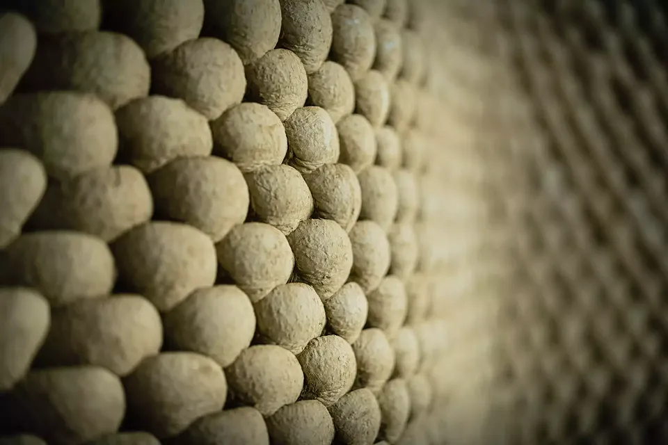 Clay Rotunda, detail view of the soft bond, 2020-2021(c) Gramazio Kohler Research, ETH Zürich. Photo: Michael Lyrenmann