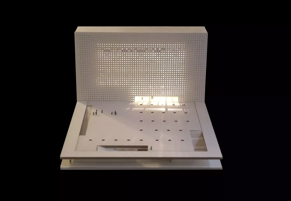 Lichtstudie Tag Modell 1:200