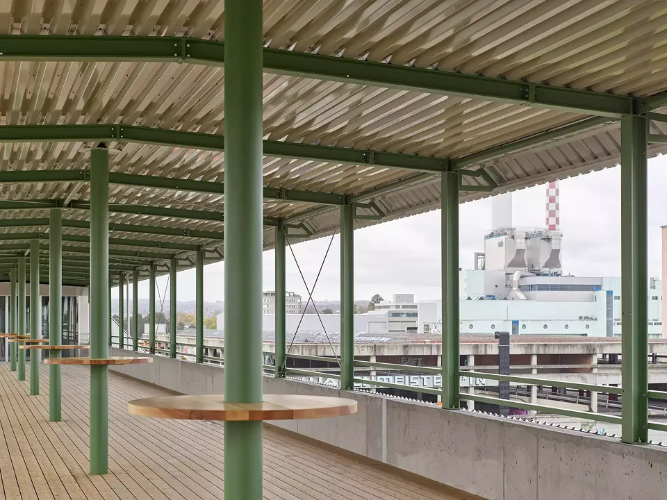 Dachterrasse im 6. Obergeschoss