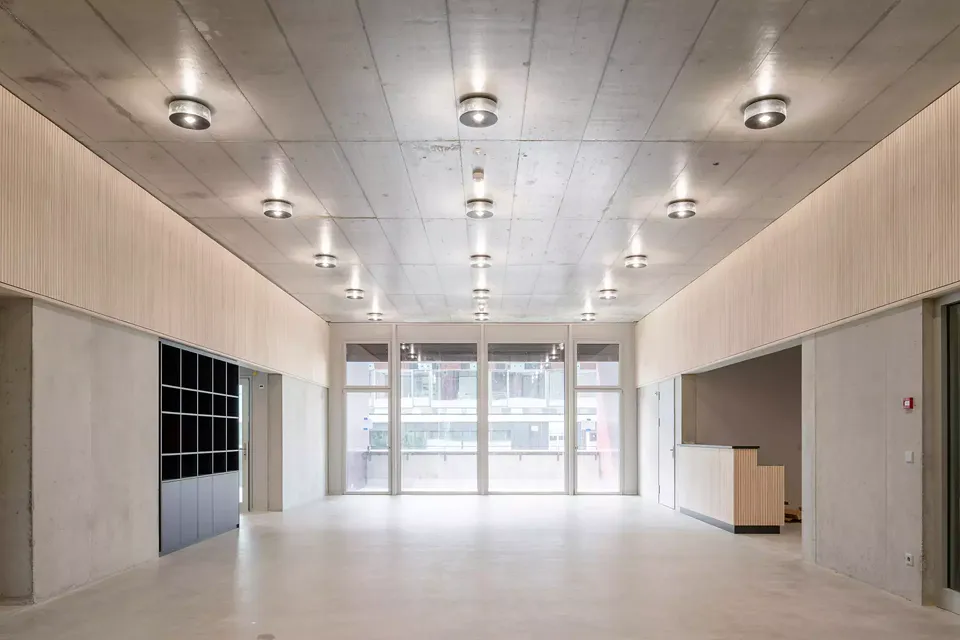 Foyer OG, Laborgebäude