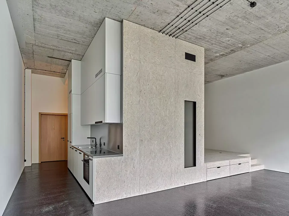 Atelier im Erdgeschoss