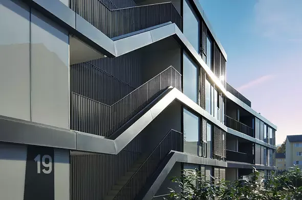 Fassade Wohnhäuser