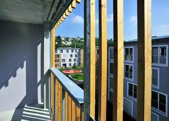 Vue chambre verte