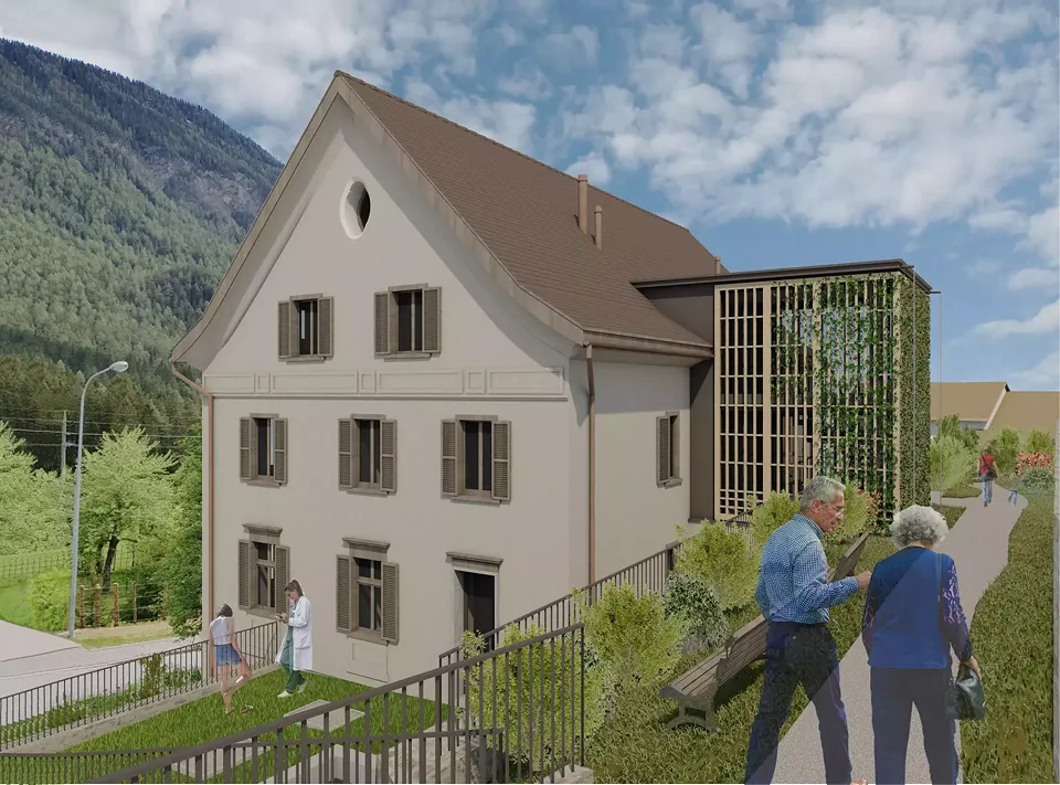 Aussenansicht Anbau