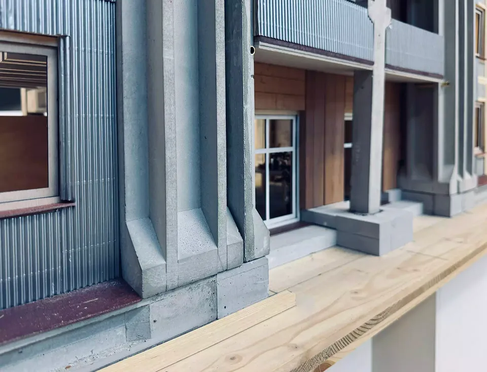 Détail du socle 1:20 (Ondrej Koleno, thèse de BSc)