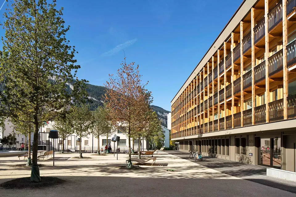 Veranden zum Quartierplatz
