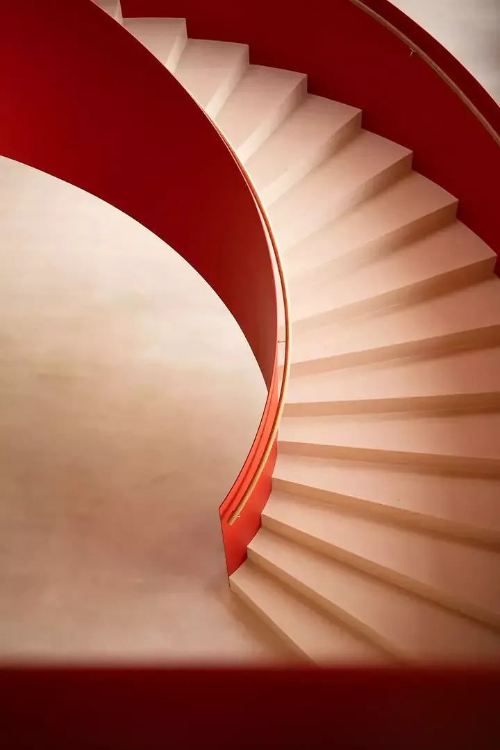 Treppe im Showroom