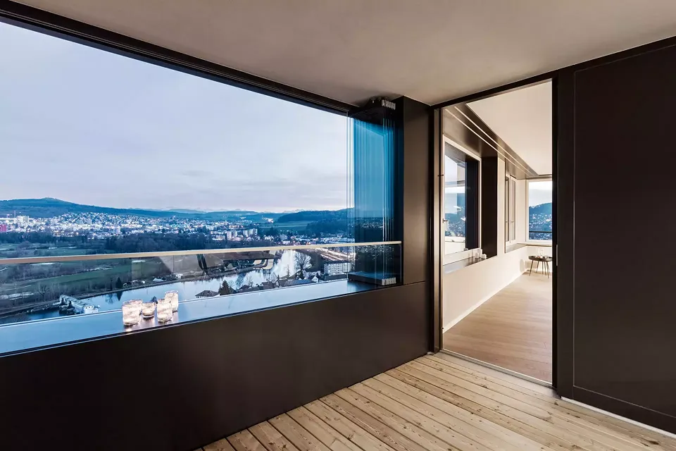 Limmat Tower, intérieur, appartement et loggia