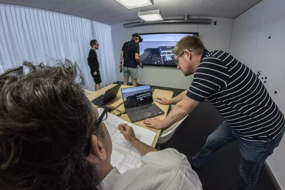 Virtual Reality Sitzung