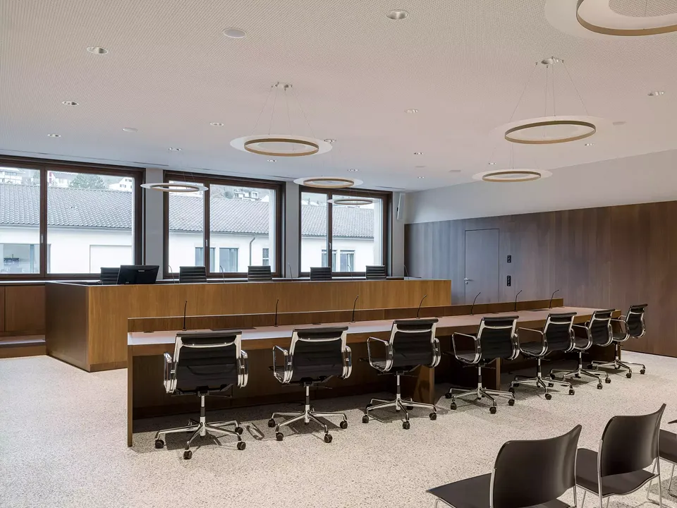 Gerichtssaal 2 Obergeschoss