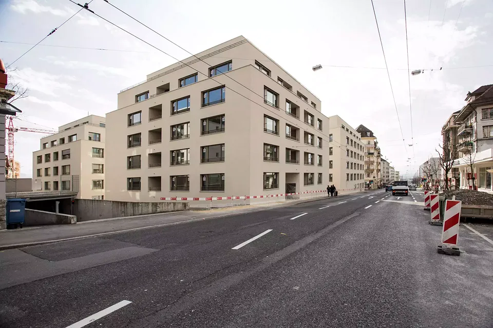 Vue depuis l'Avenue de Morges