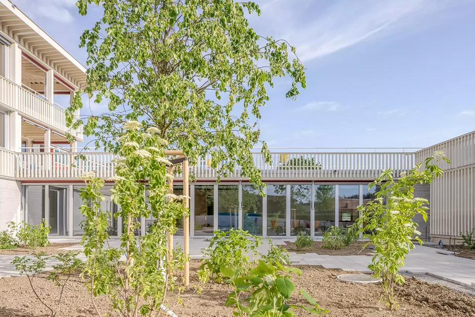 Atelier Nordfassade Garten