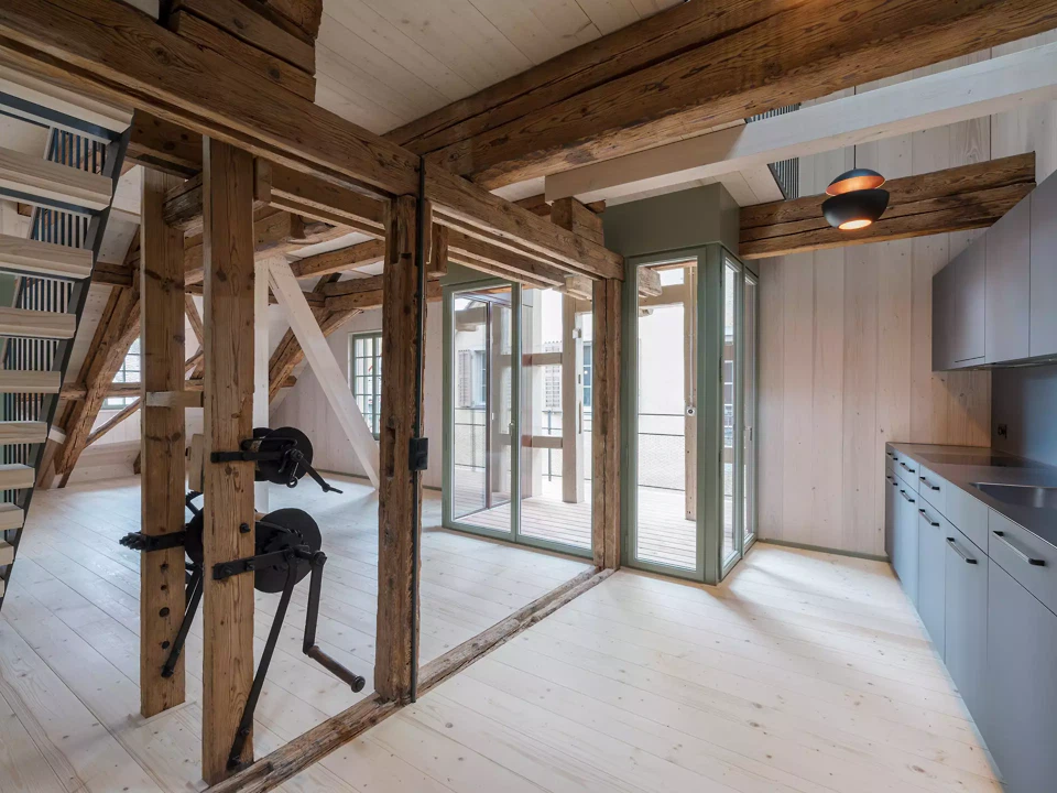 Wohnraum im Dachgeschoss