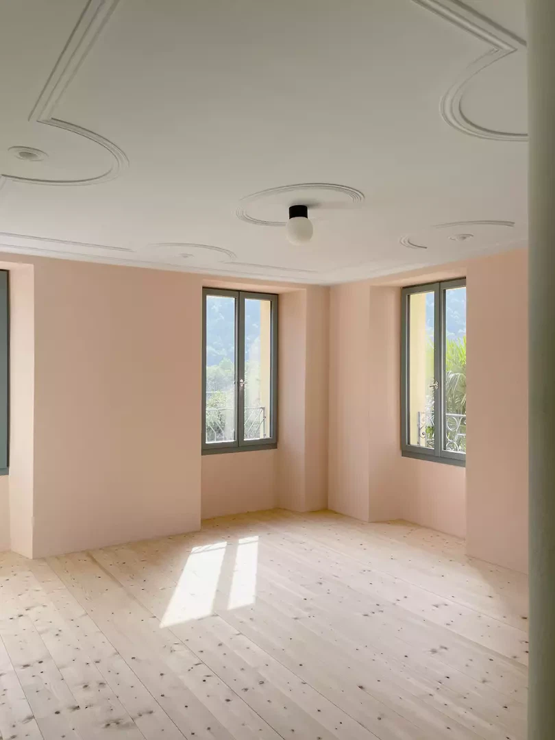 Farben, Stuck und Holzdielen wurden wiederhergestellt