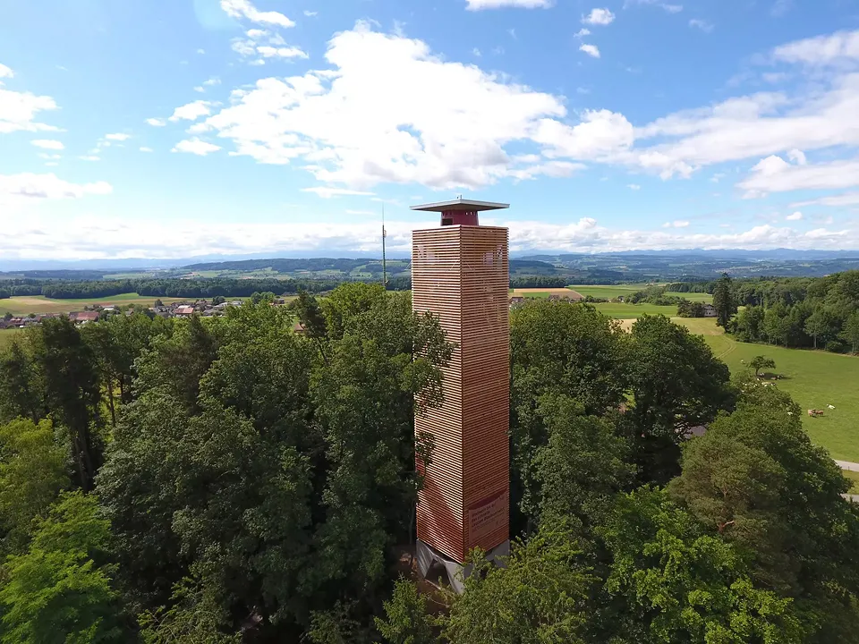 Napoleonturm - Luftaufnahme