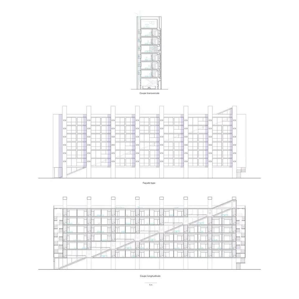 A household for 100 people, project