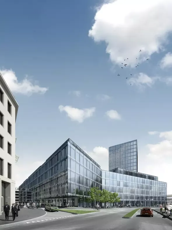 Visualisierung von der Industriestrasse