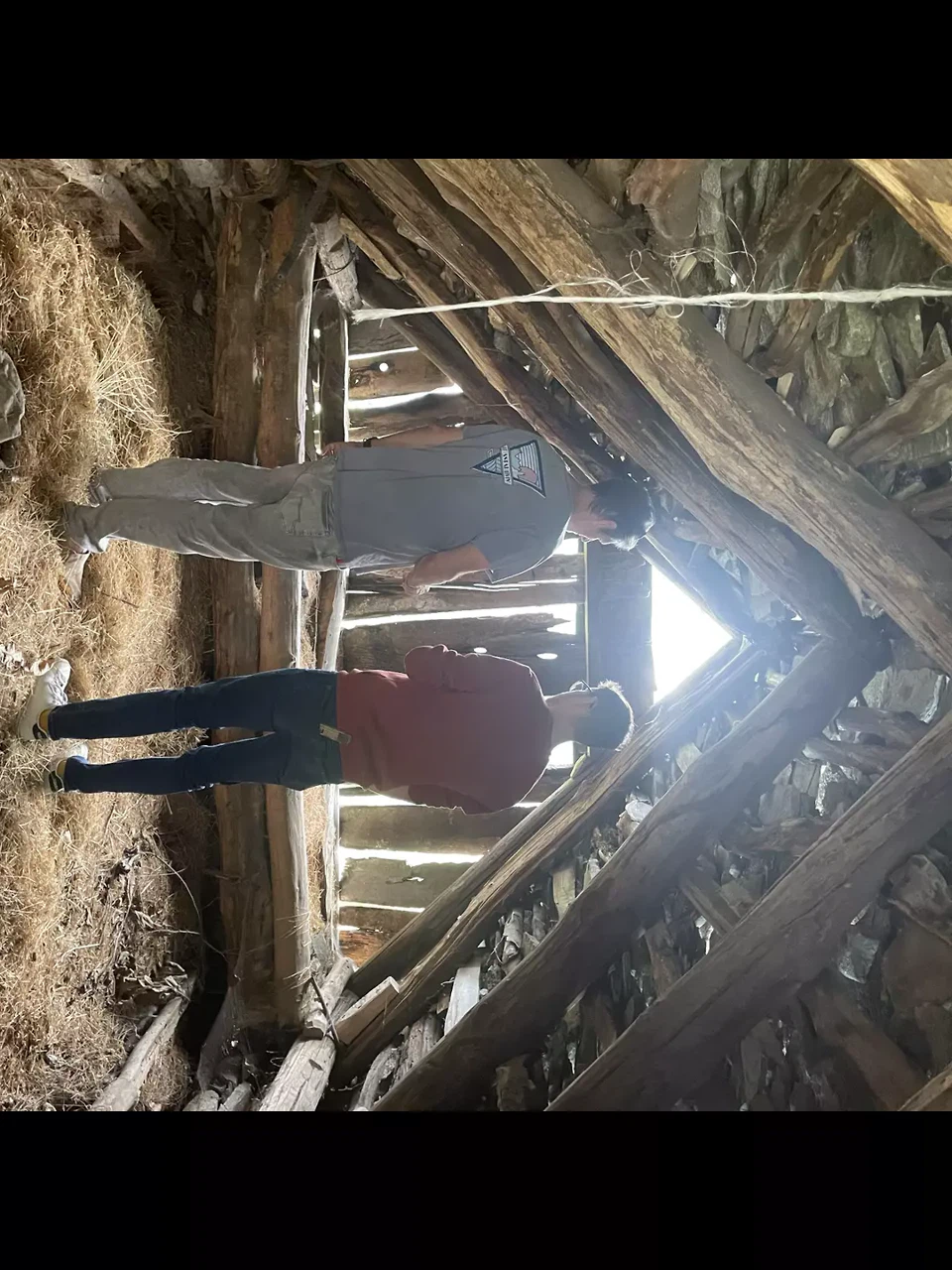 Dach vor dem Umbau, klein es Rustico