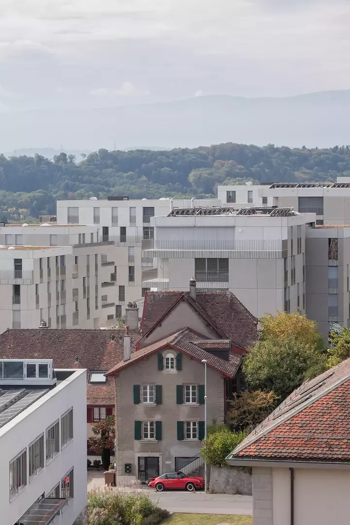 Quartier de logements en Jonchets, Bussigny
