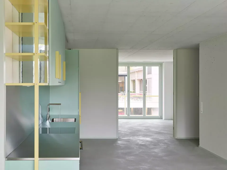 Durchgesteckter Wohnbereich