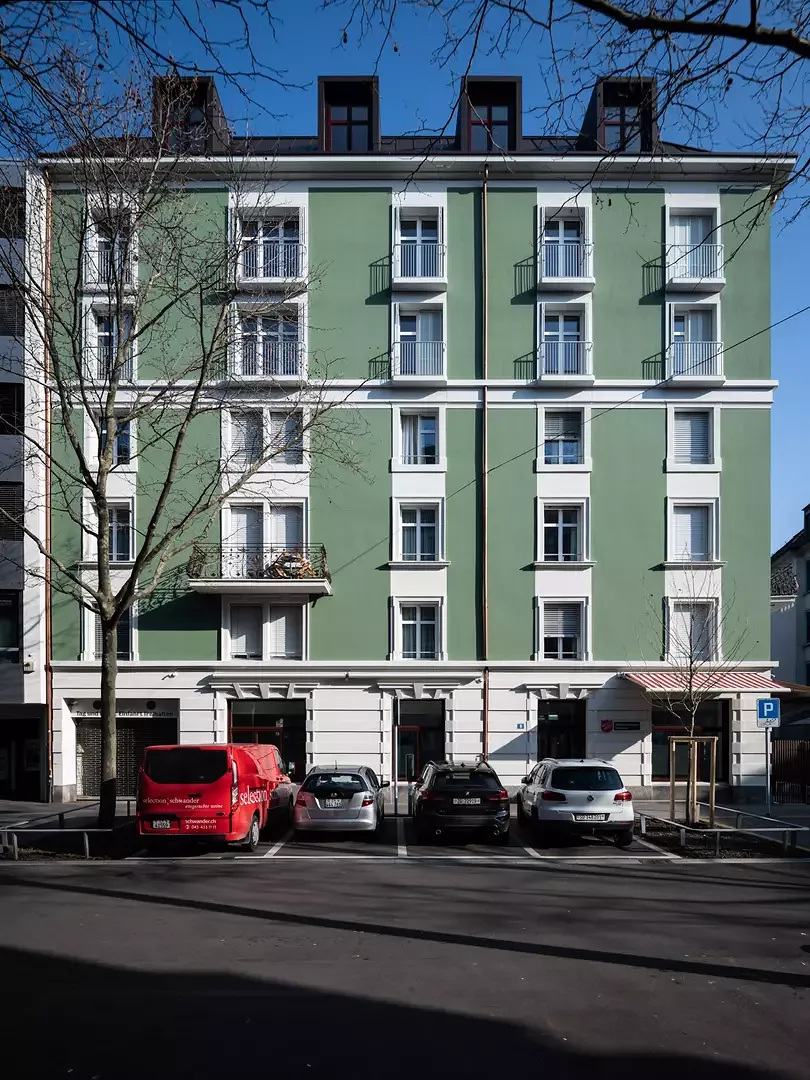 Fassadenansicht an der Molkenstrasse