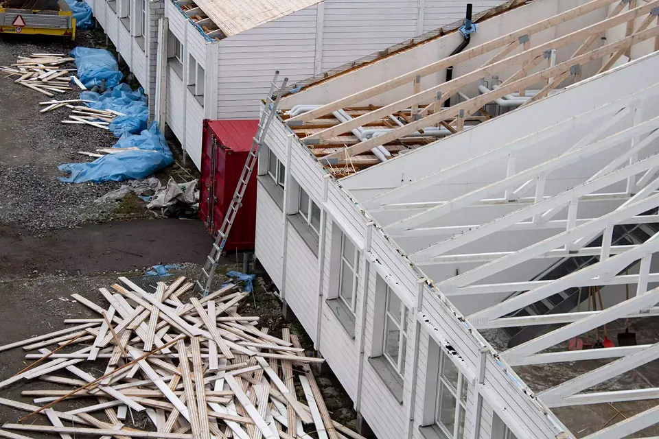 Abbruchbaustelle