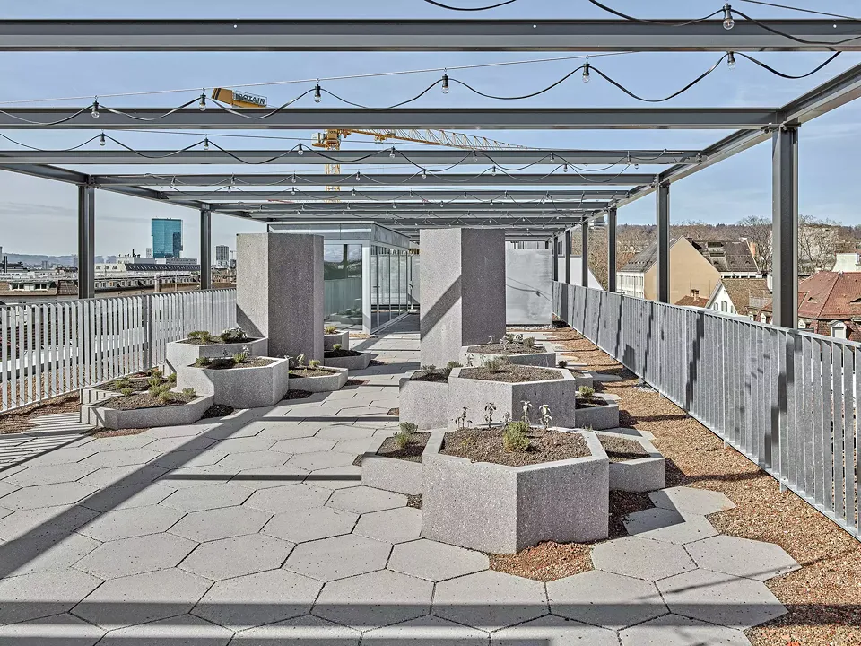 Gemeinschaftliche Dachterrasse