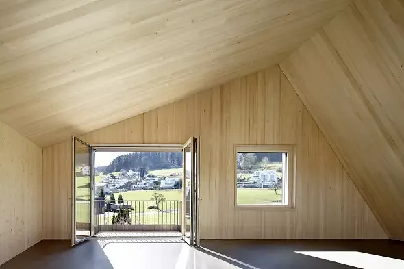 Ausblick Dachwohnung